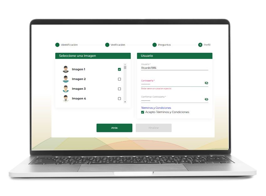 Configuración de perfil