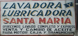 Lavadora y Lubricadora Santa María